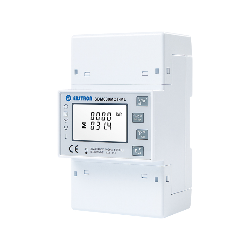 四回路三相多功能 RS485 电能表，以太网Modbus TCP通讯